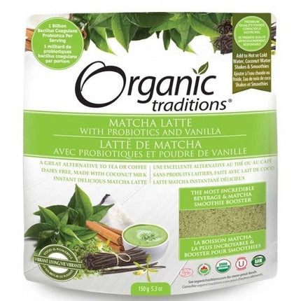 Organic Traditions Matcha Latte 150g