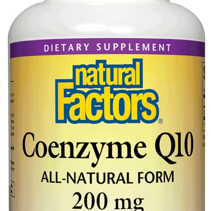 Natural Factors CoEnzyme Q10 200mg 60sg