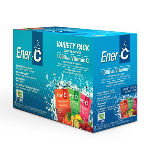 Ener-C Variety Pack Multivitamin Drink Mix 30pks