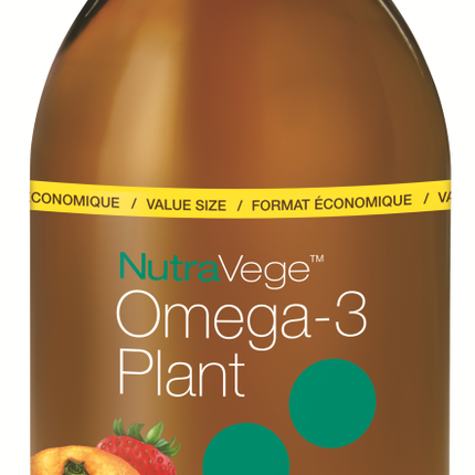 NutraVege Omega-3 Plant Based - Strawberry Orange Flavour 500ml