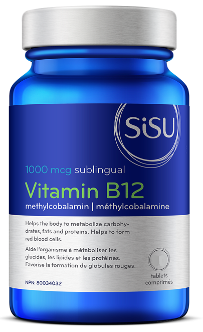 Sisu Vitamin B12 1000mcg 180tabs