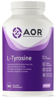 AOR L-Tyronsine 600mg 180caps