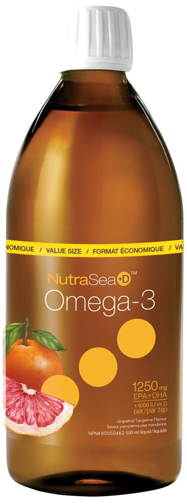 NutraSea+D Omega-3 - Grapefruit Tangerine Flavour - 500ml