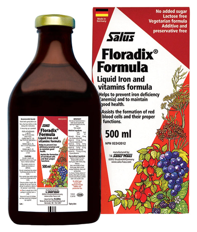Salus Floradix Liquid Iron Formula 500ml