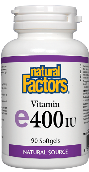 Natural Factors Vitamin E 400IU 90sg 