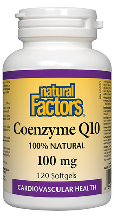 Natural Factors CoEnzyme Q10 100mg 120sg