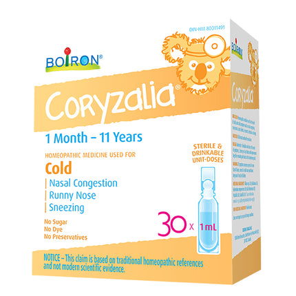 Boiron Coryzalia Children Cold 30x1ml 