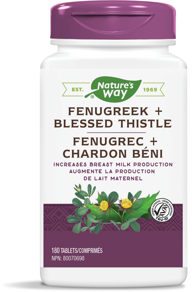 Nature's Way Fenugreek + Blessed Thistle 180tabs
