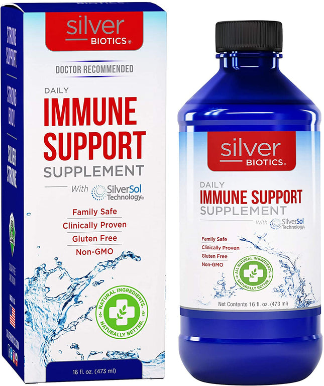 SILVER BIOTICS SILVER SUPPLEMENT 10PPM 473ml