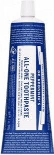 Dr Bronners All In One Toothpaste Peppermint 140g
