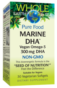 Natural Factors Whole Earth and Sea Marine DHA 30vsg