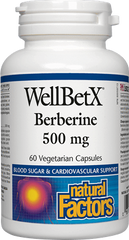 Natural Factors WellBetX Berberine 500mg 60vcaps