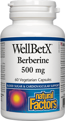Natural Factors WellBetX Berberine 500mg 60vcaps