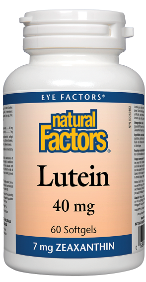 Natural Factors Lutein 40mg 60sg
