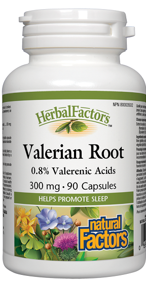 Natural Factors Valerian Root 300mg 90caps