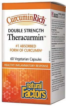 Natural Factors CurcuminRich Double Strength Theracurmin 60mg 60vcaps