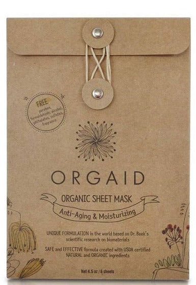 Orgaid Anti-Aging Sheet Mask 4pack