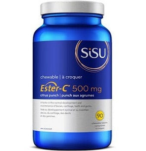 Sisu Ester-C Chewable Citrus Punch 500mg 90caps