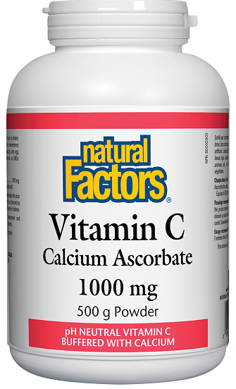 Natural Factors Vitamin C Calcium Ascorbate 1000mg 500g