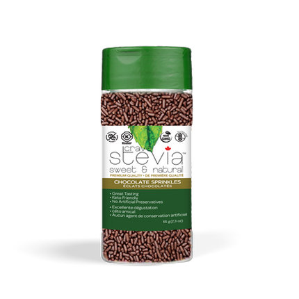 CRAVE STEVIA CHOCOLATE SPRINKLES 65g