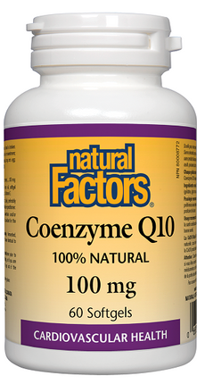 Natural Factors CoEnzyme Q10 100mg 60sg