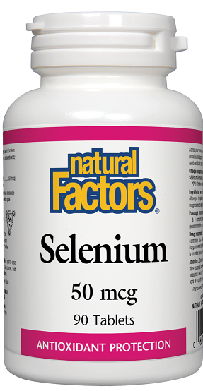 Natural Factors Selenium 50mcg 90tabs