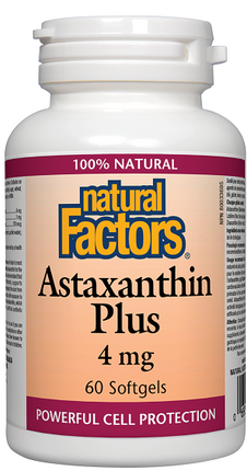 Natural Factors Astaxanthin Plus 4mg 60sg 