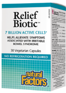 Natural Factors Relief Biotic 30vcaps