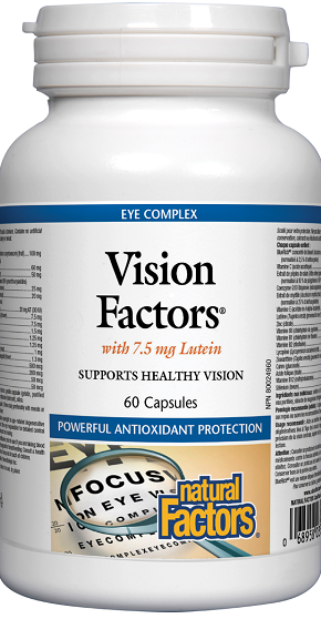 Natural Factors Vision Factors with 7.5mg Lutein 60caps