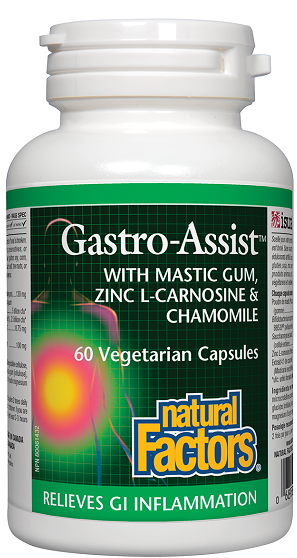 Natural Factors Gastro Assist 60vcaps