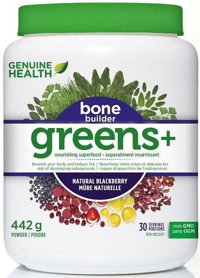 Genuine Health Greens+ Bone Builder Blackberry 442g