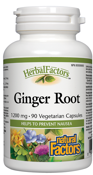 Natural Factors Ginger Root Extract 90vaps