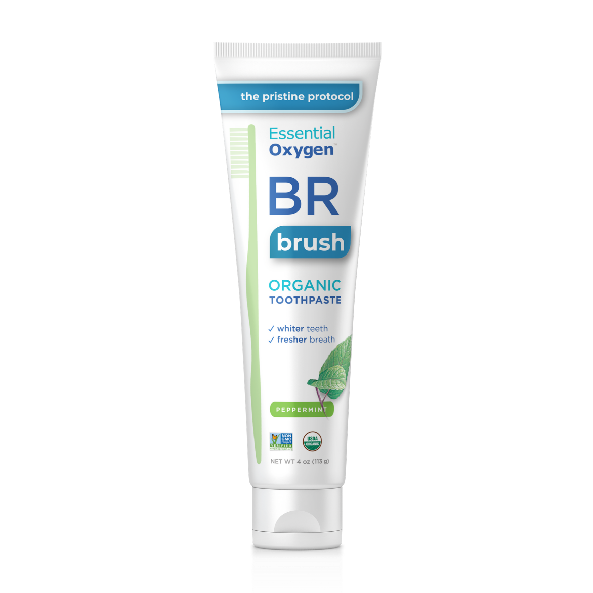 ESSENTIAL OXYGEN STEP 2 TOOTHPASTE PEPPERMINT 113g, 857584005101 ...