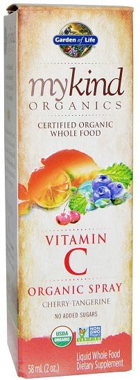 MY KIND ORGANICS VITAMIN C SPRAY CHERRY 58ml