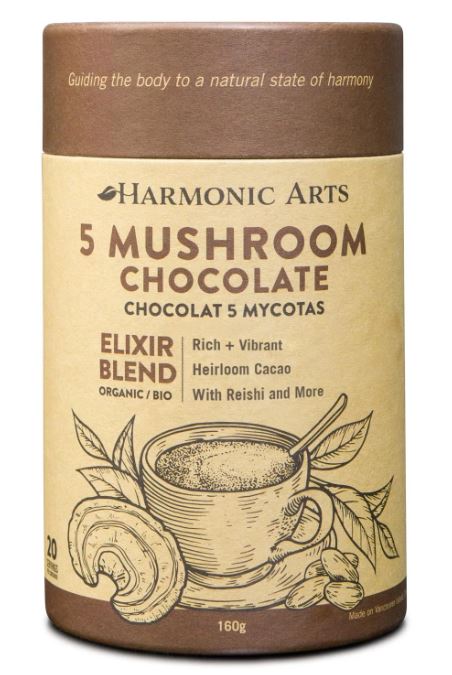 HARMONIC ARTS 5 MUSHROOM CHOCOLATE 160g