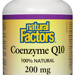 Natural Factors CoEnzyme Q10 200mg 120sg 