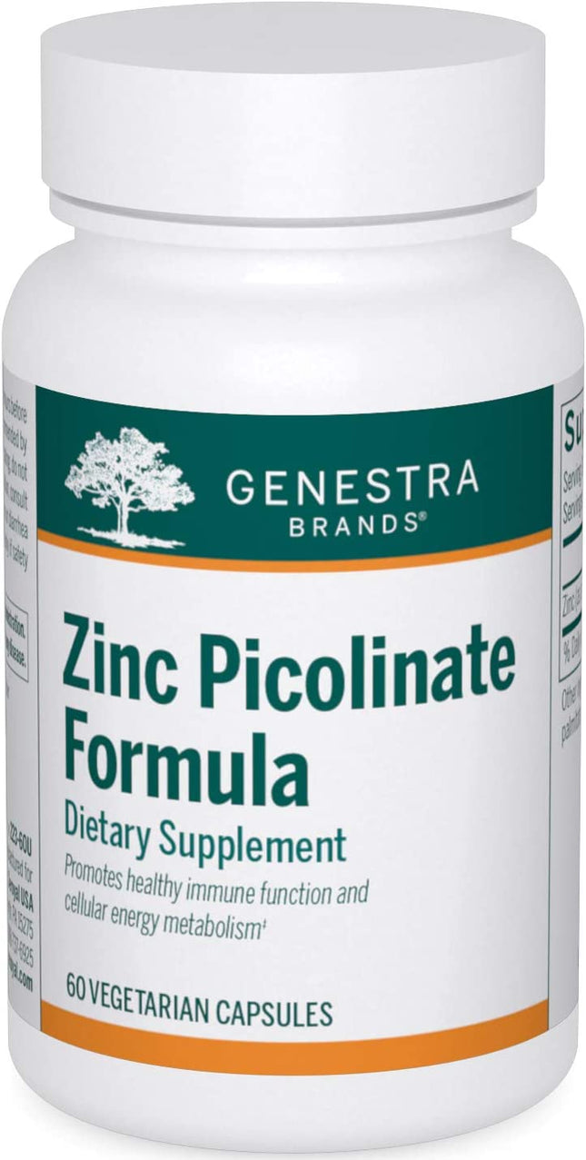 GENESTRA BRANDS ZINC PICOLINATE FORMULA 60caps