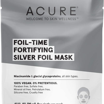 ACURE FOIL-TIME FORTIFYING SILVER FOIL MASK 20ml