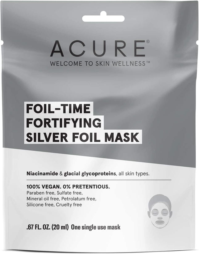 ACURE FOIL-TIME FORTIFYING SILVER FOIL MASK 20ml