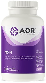 AOR MSM 1000mg 100vcaps