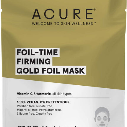 ACURE FOIL-TIME FIRMING GOLD FOIL MASK 1pc