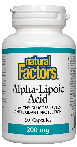 Natural Factors Alpha Lipoic Acid 200mg 60caps