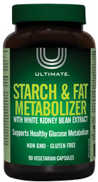 ULTIMATE STARCH AND FAT METABOLIZER 90vcap