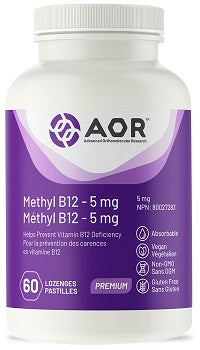 AOR Methyl-B12 5mg 60lozenges
