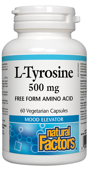 Natural Factors L-Tyrosine 500mg 60vcaps