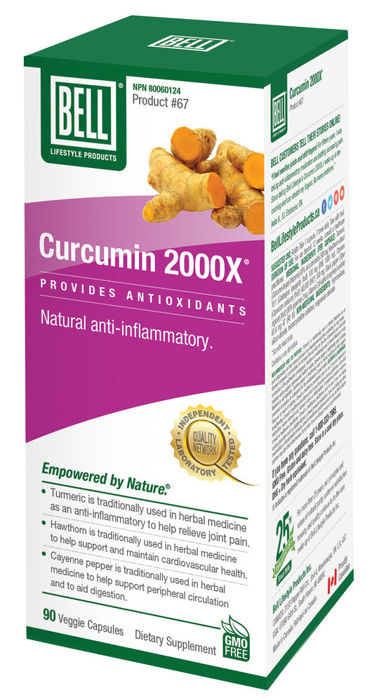 BELL CURCUMIN 2000X #67 90caps