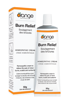 Orange Naturals Burn Relief Homeopathic Cream 50g