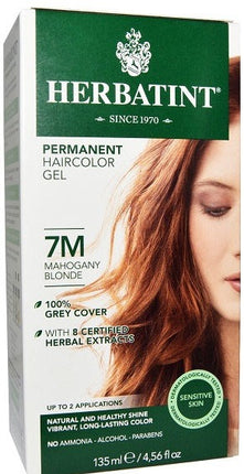 Herbatint Permanent Herbal Haircolour Gel With Aloe Vera 7M 135ml