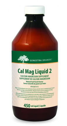 Genestra Brands Cal Mag Liquid 2 - Fruit Punch 450ml