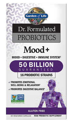 Garden of Life Dr. Formulated Probiotics Mood+ 50 Billion 60vcaps